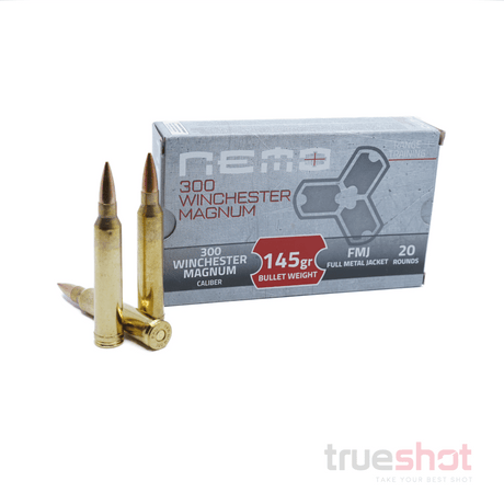 PPUI - NEMO - 300 Win mag - 145 Grain - FMJ