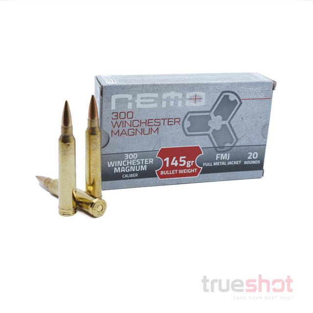 PPUI - NEMO - 300 Win mag - 145 Grain - FMJ