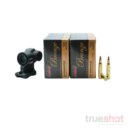 BUNDLE DEAL: Primary Arms SLx 1x MicroPrism Red Dot Prism Optic and 200 Rounds of Ammo