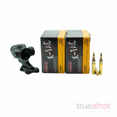BUNDLE DEAL: Primary Arms SLx 3x MicroPrism Red Dot Prism Optic and 200 Rounds of Ammo