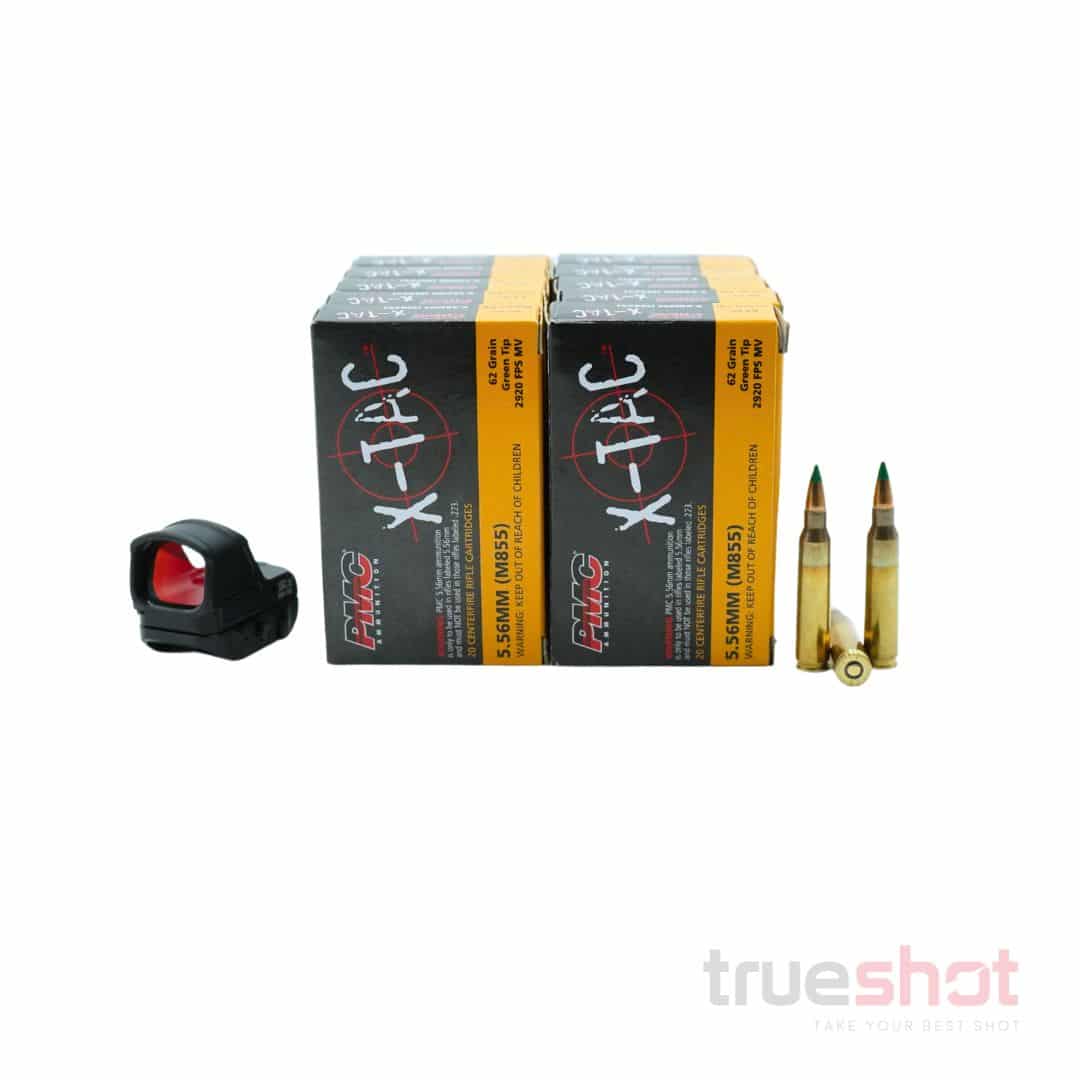 BUNDLE DEAL: Primary Arms SLx RS-10 Red Dot Rifle Sight and 200 Rounds of Ammo