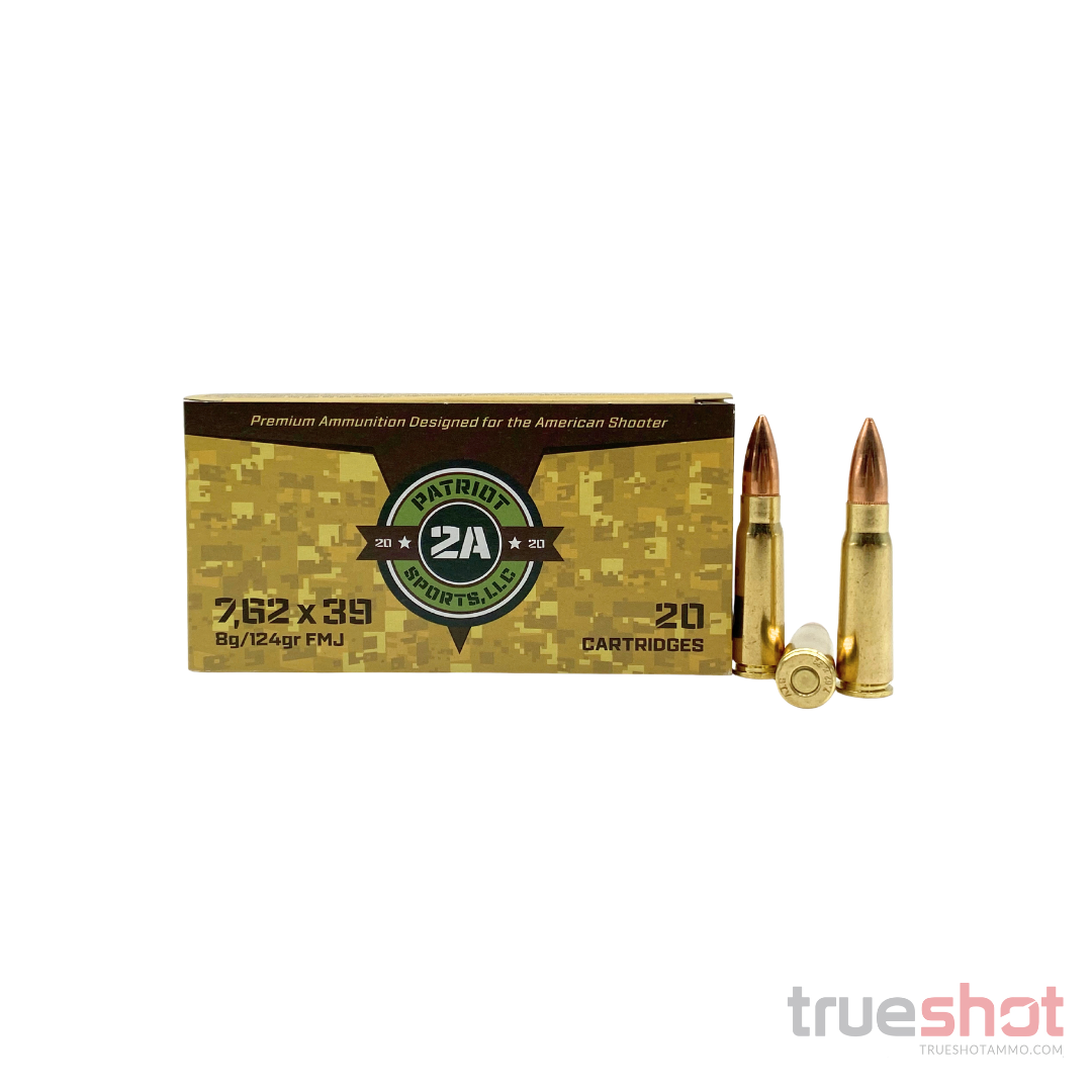 Patriot Sports - 7.62x39 - 124 Grain - FMJ