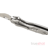 CRKT Pilar Large - Silver - Stainless Steel - 8Cr13MoV - 2.625"