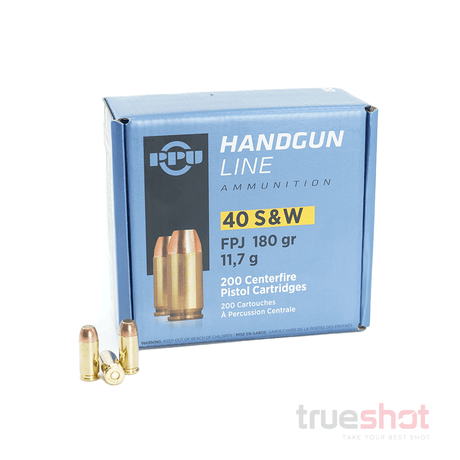 Prvi Partizan (PPU) – 40 S&W – 180 Grain – FPJ – Mega Pack