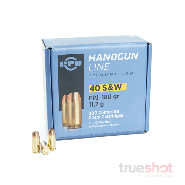 Prvi Partizan (PPU) – 40 S&W – 180 Grain – FPJ – Mega Pack
