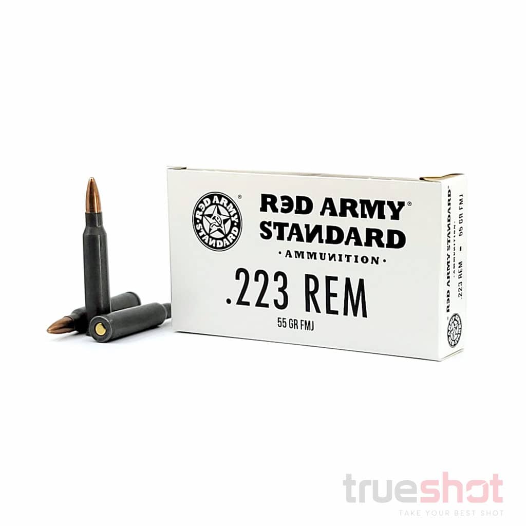 ミリ　自衛官礼服単品 Red Army Standard - 223 Rem - 55 Grain - FMJ – True Shot Ammo