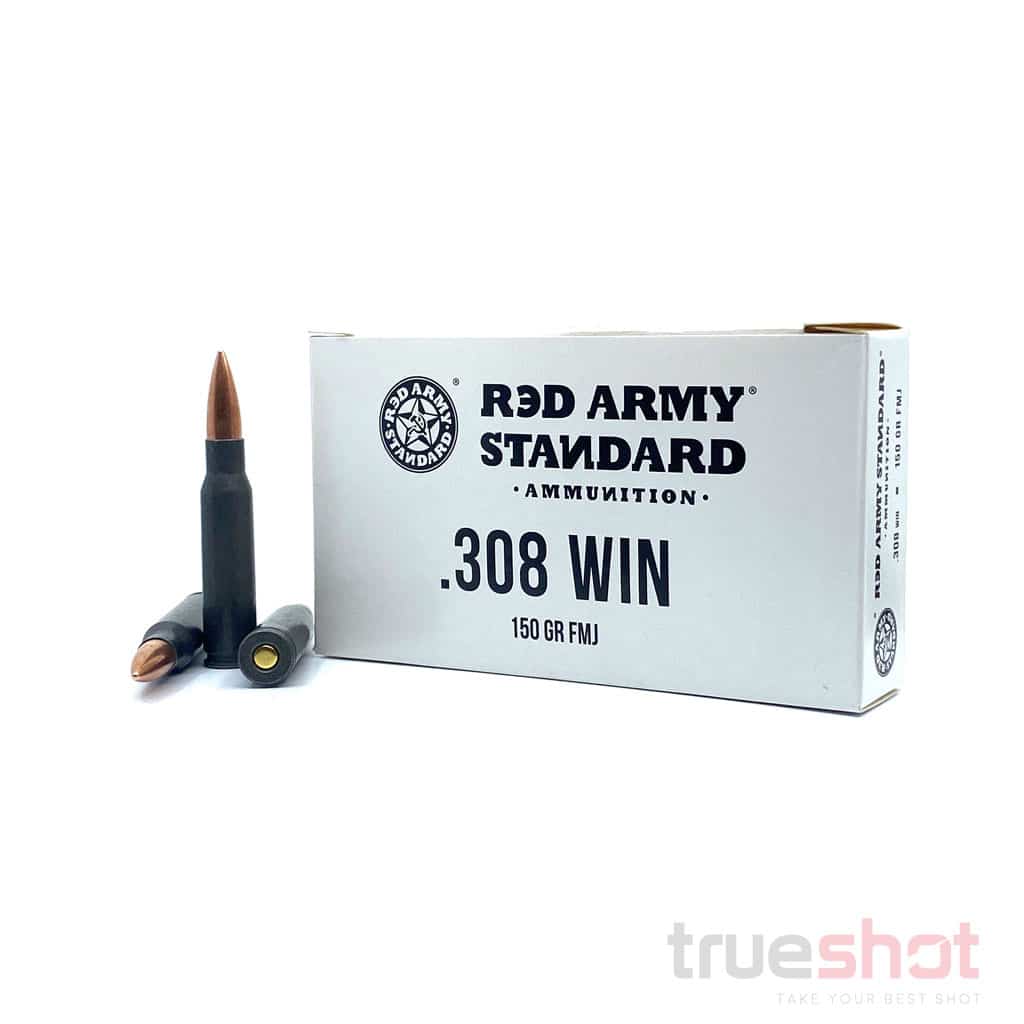 Red Army Standard - 308 Win - 150 Grain - FMJ – True Shot Ammo