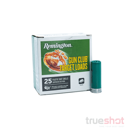 Remington Gun Club Target Loads, 12 Gauge 8 Shot, 2 3/4, 1 oz, 1185 FPS