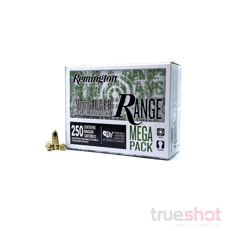 Remington Mega Pack 250 Rounds 9mm FMJ