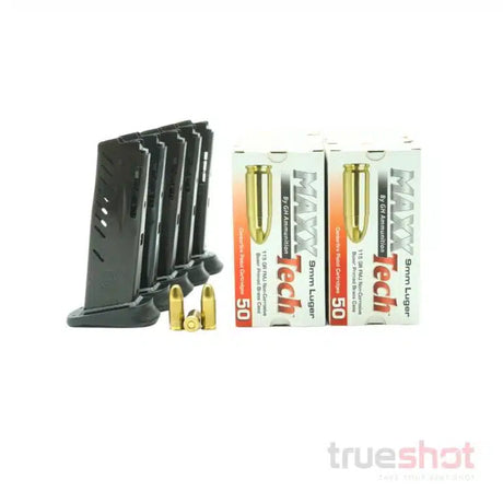 BUNDLE DEAL: 5 Black 10 Round Hi-Point YC9/YC380 Magazine and 500 Rounds of Ammo