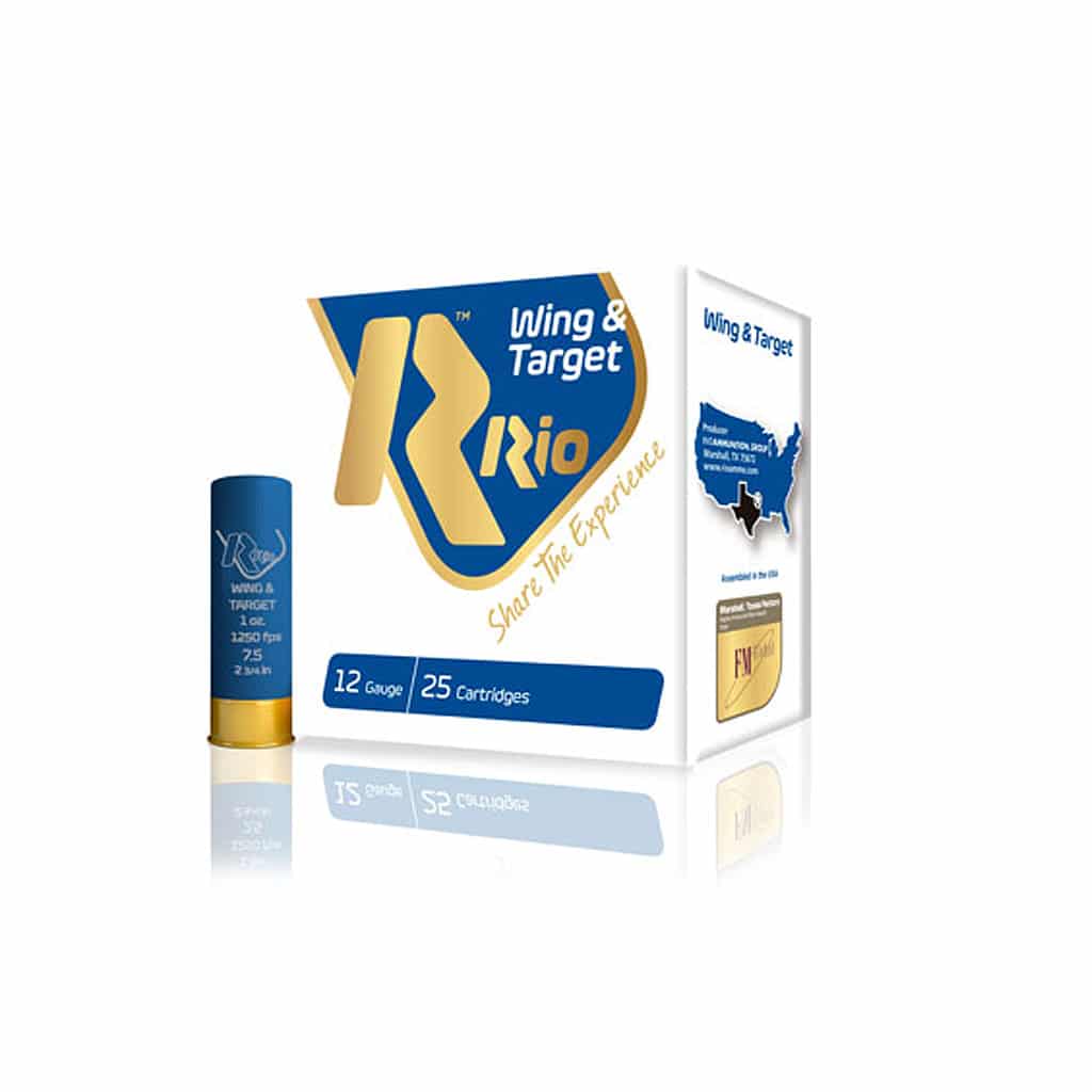 Rio Wing -Target-12 Gauge-7-5 Shot-2-3-4-1oz 1250 FPS
