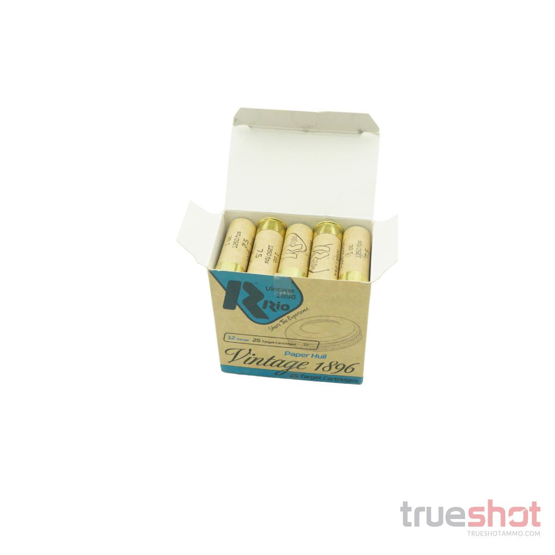 Rio Ammunition - 12 Gauge - #7.5 Shot - 2-3/4" - 1 oz. - 1250 FPS
