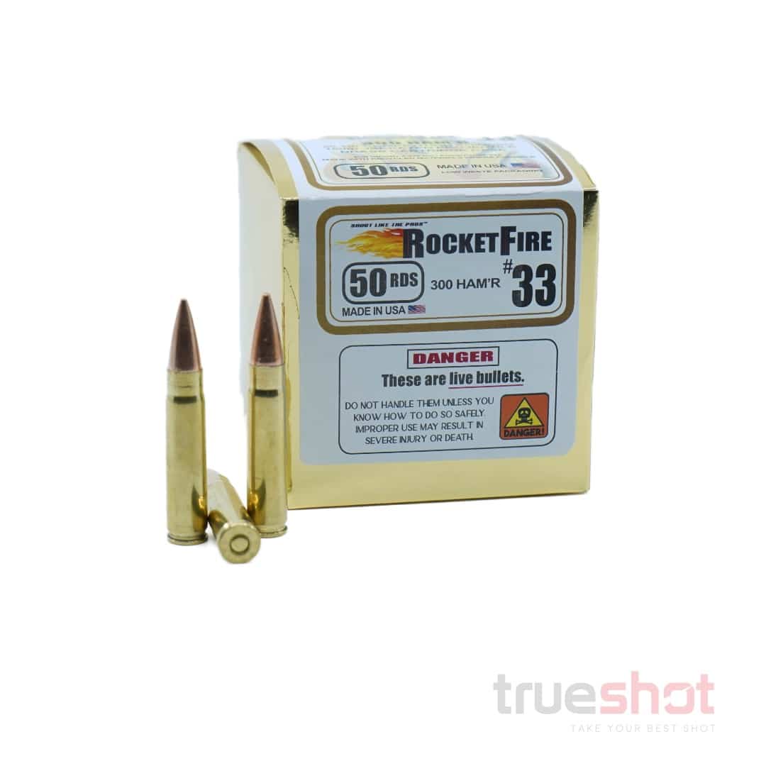Rocket Fire #33 - 300 HAM'R -150 Grain - FMJ - Reman