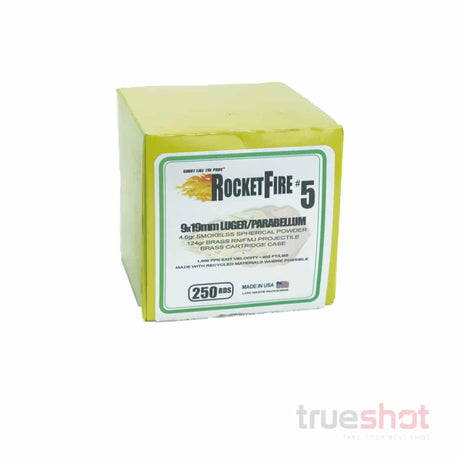 Rocket Fire-5, 9x19mm Parabellum, 124 grain, FMJ