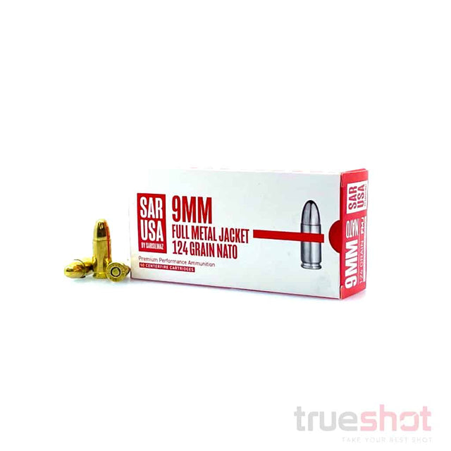 SAR USA 9mm 124 Grain FMJ