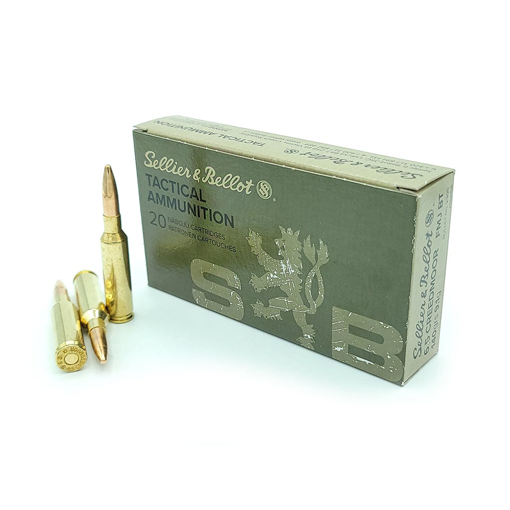 Sellier & Bellot - 6.5 Creedmoor - 140 Grain - FMJ