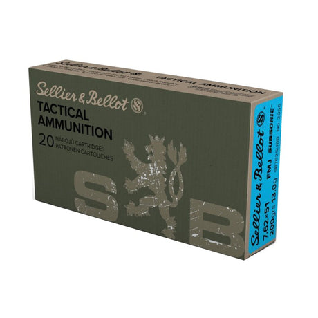 Sellier & Bellot - 7.62x51 Subsonic - 7.62x51 - 200 Grain - FMJ