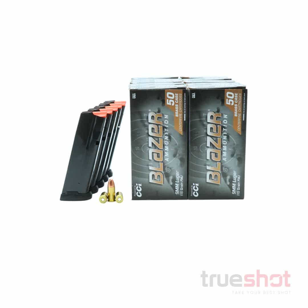 BUNDLE DEAL: 5 Black 17 Round Sig Sauer P365 Magazines and 500 Rounds ...