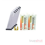 BUNDLE DEAL: 5 Stainless 16 Round Springfield XD9 Magazine and 500 Rounds of Ammo