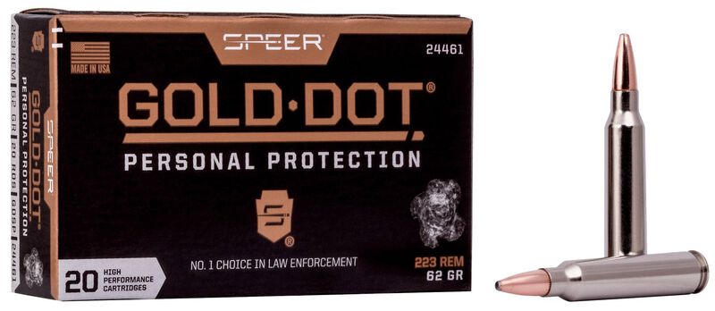Speer - Gold Dot - 223 Rem - 62 Grain - Soft Point