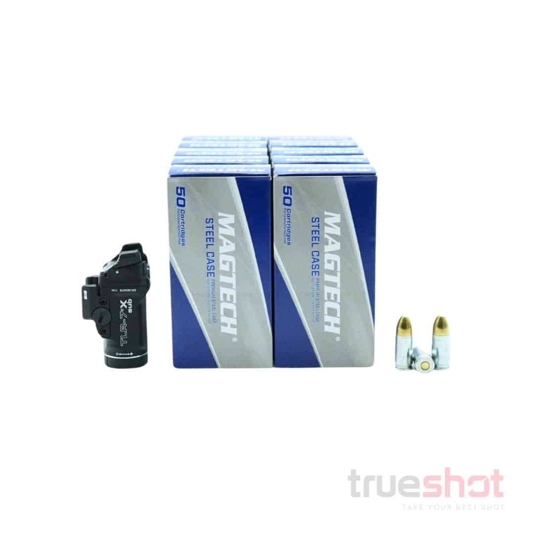 BUNDLE DEAL: Streamlight TLR-7 X Sub Pistol Light (P365/XL) and 500 Rounds of Ammo