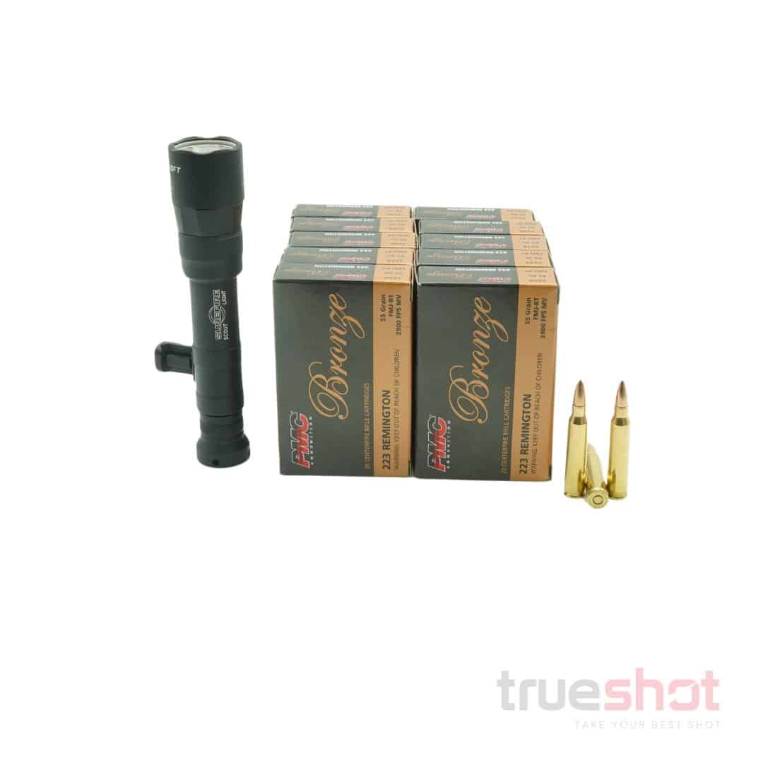 BUNDLE DEAL: Surefire M640DFT-PRO Turbo Rifle Light and 200 Rounds of Ammo
