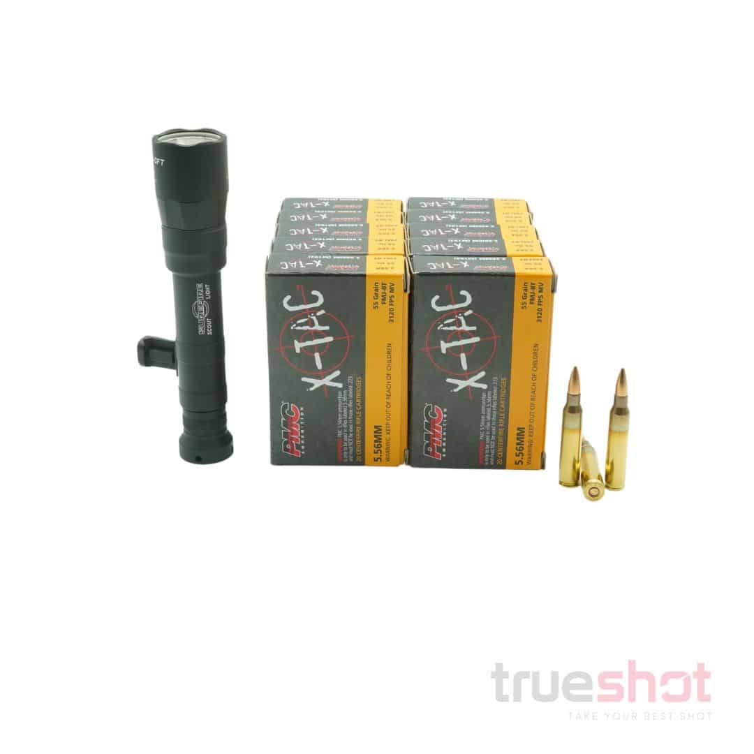 BUNDLE DEAL: Surefire M640DFT-PRO Turbo Rifle Light and 200 Rounds