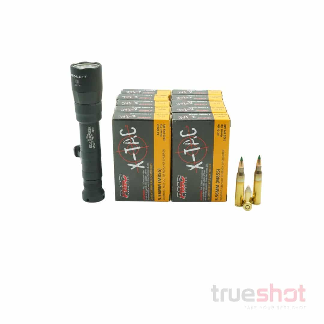 BUNDLE DEAL: Surefire M640DFT-PRO Turbo Rifle Light and 200 Rounds of Ammo