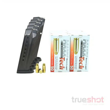 BUNDLE DEAL: 5 Black 17 Round Smith & Wesson M&P Magazine and 500 Rounds of Ammo