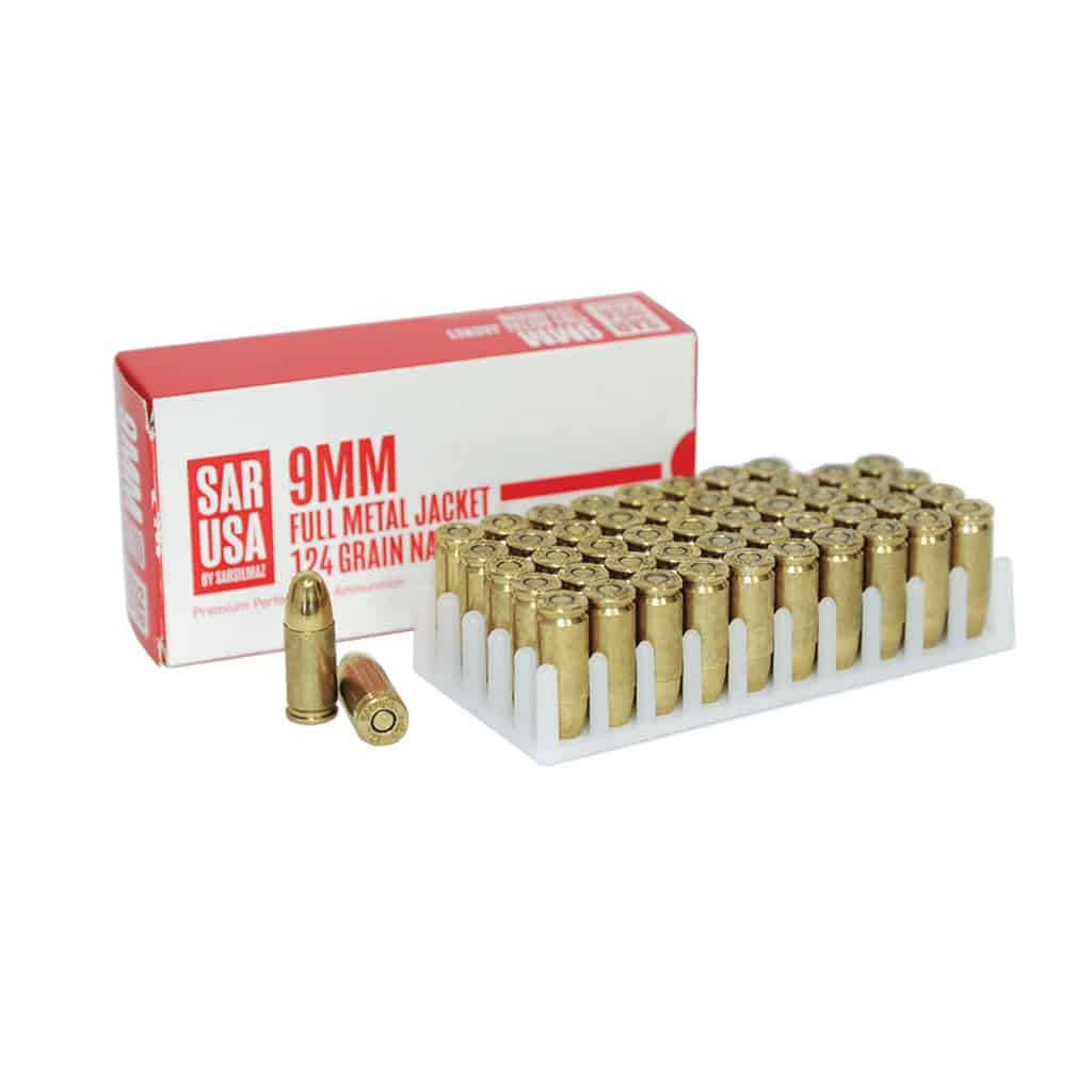 Sarsilmaz 9mm 124 Grain FMJ