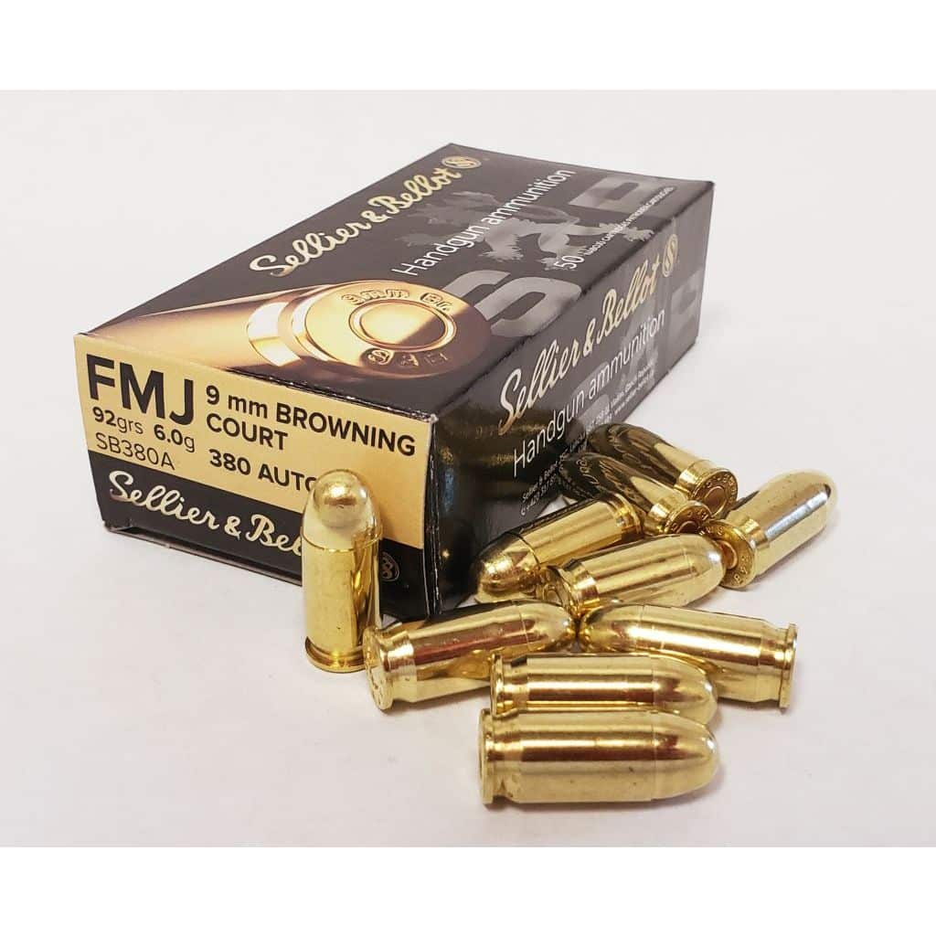 Sellier & Bellot - 380 Auto - 92 Grain - FMJ