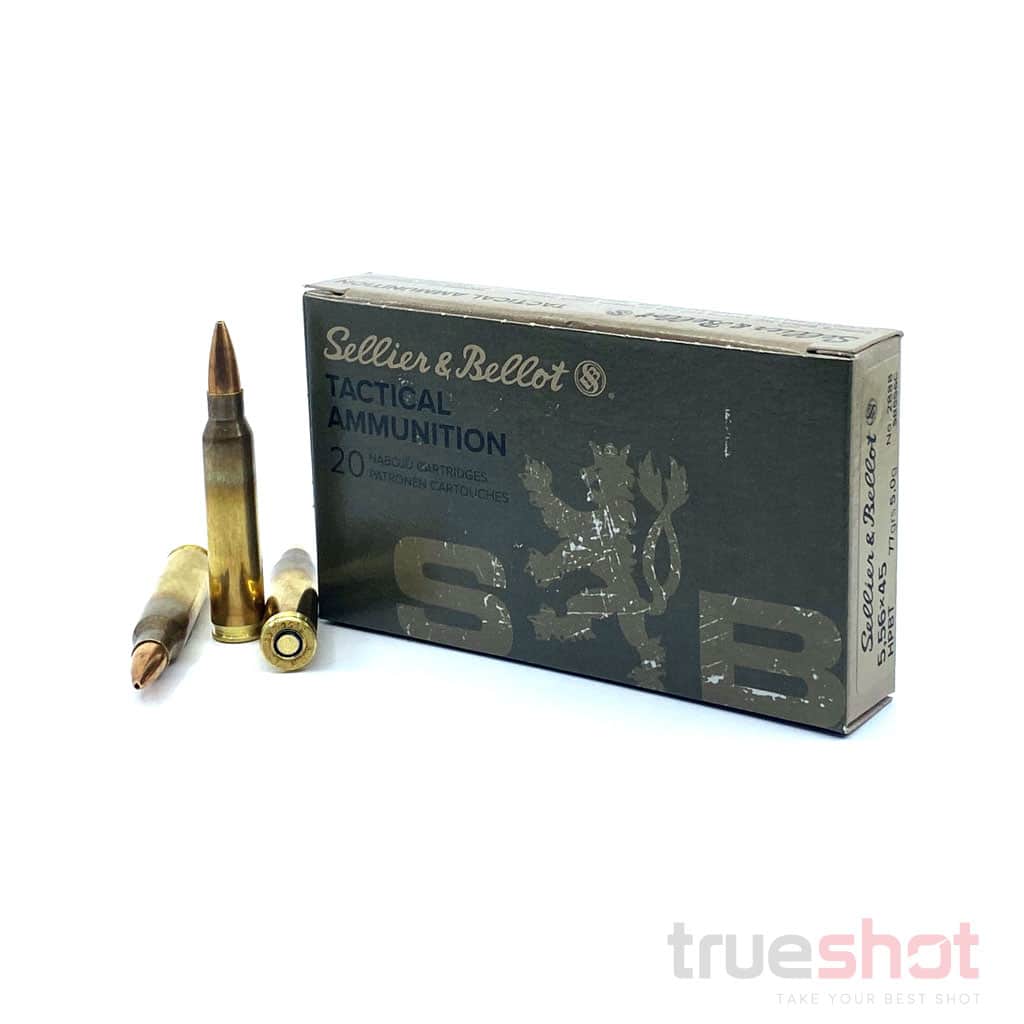 Sellier & Bellot - 5.56x45mm - 77 Grain - HPBT