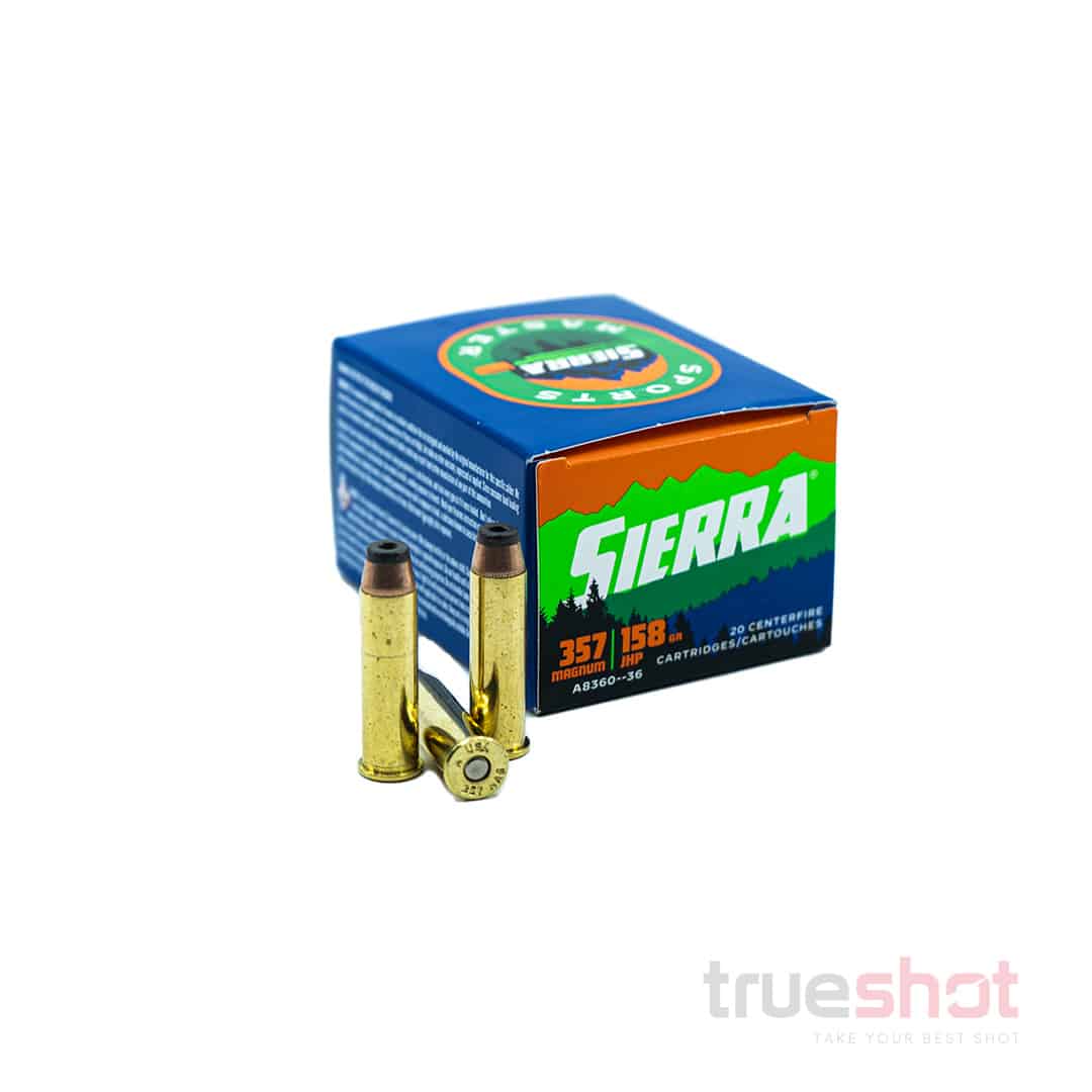 Sierra SportsMaster 357 Mag, 158 Grain, JHP