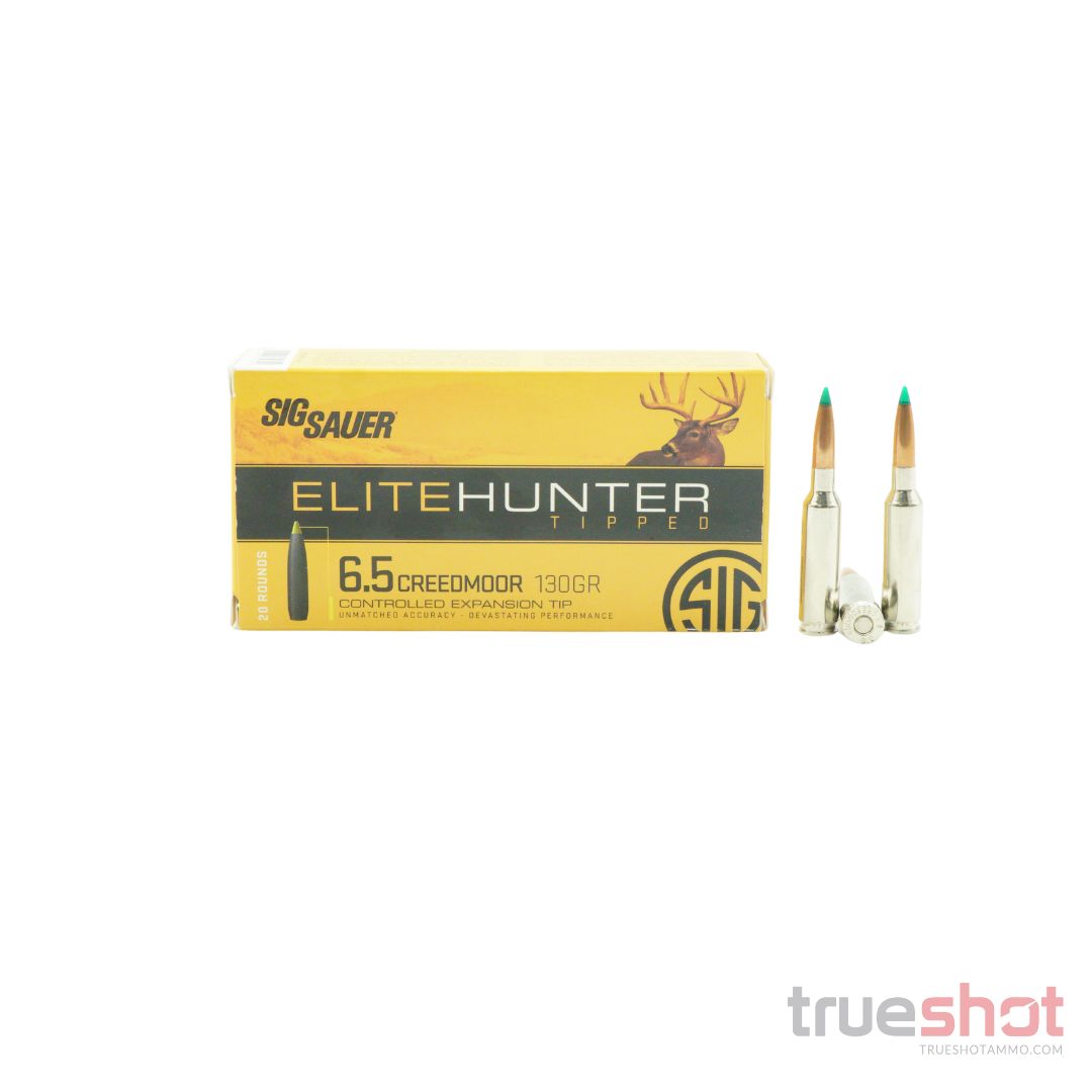 Sig Sauer - Elite Hunter - 6.5 Creedmoor - 130 Grain - Controlled Expansion Tip