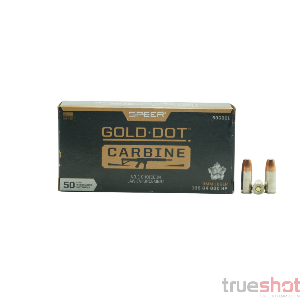 Speer - Gold Dot - Law Enforcement - Carbine - 9mm - 135 Grain - GDC HP