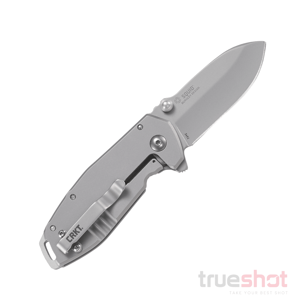 CRKT - Burnley Squid Flipper - Gray - Steel - Stainless Steel - 2.375"