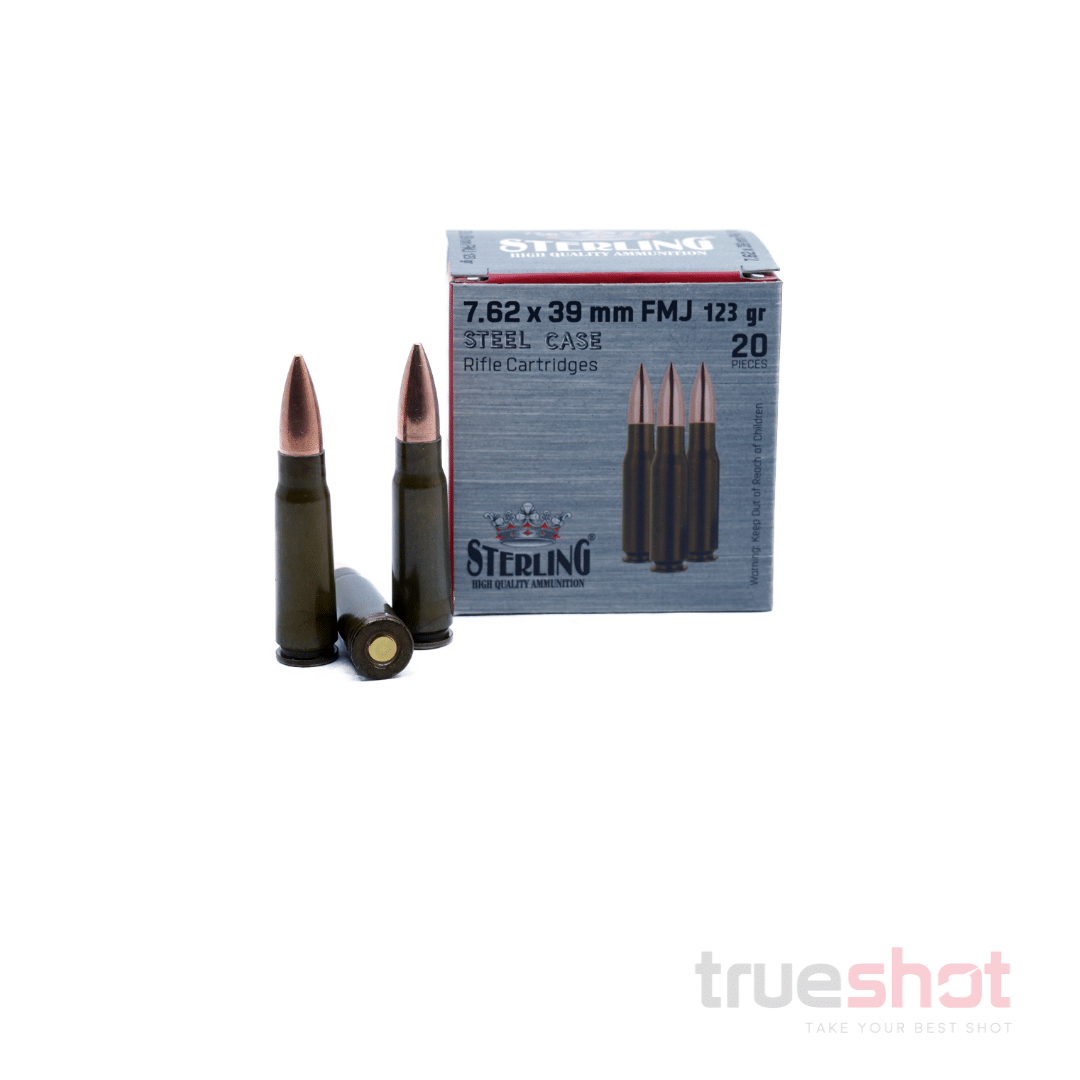 Sterling - Select - 7.62x39 - 123 Grain - FMJ - Steel Case