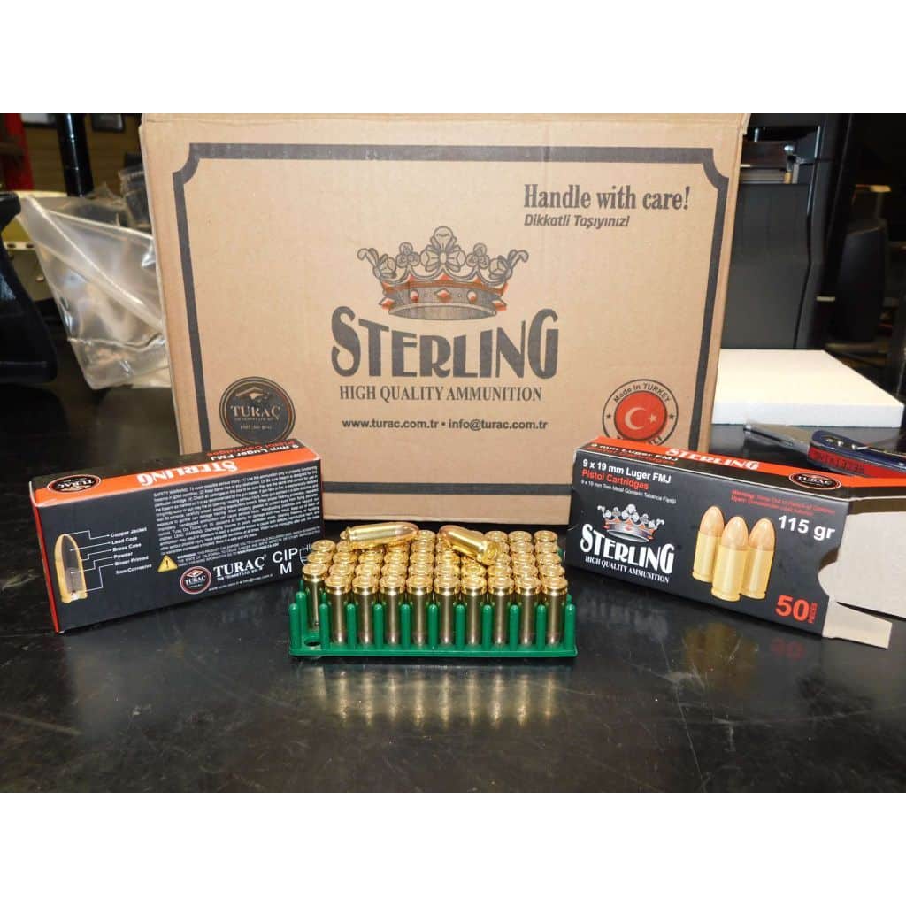 Sterling - 9mm - 115 Grain - FMJ
