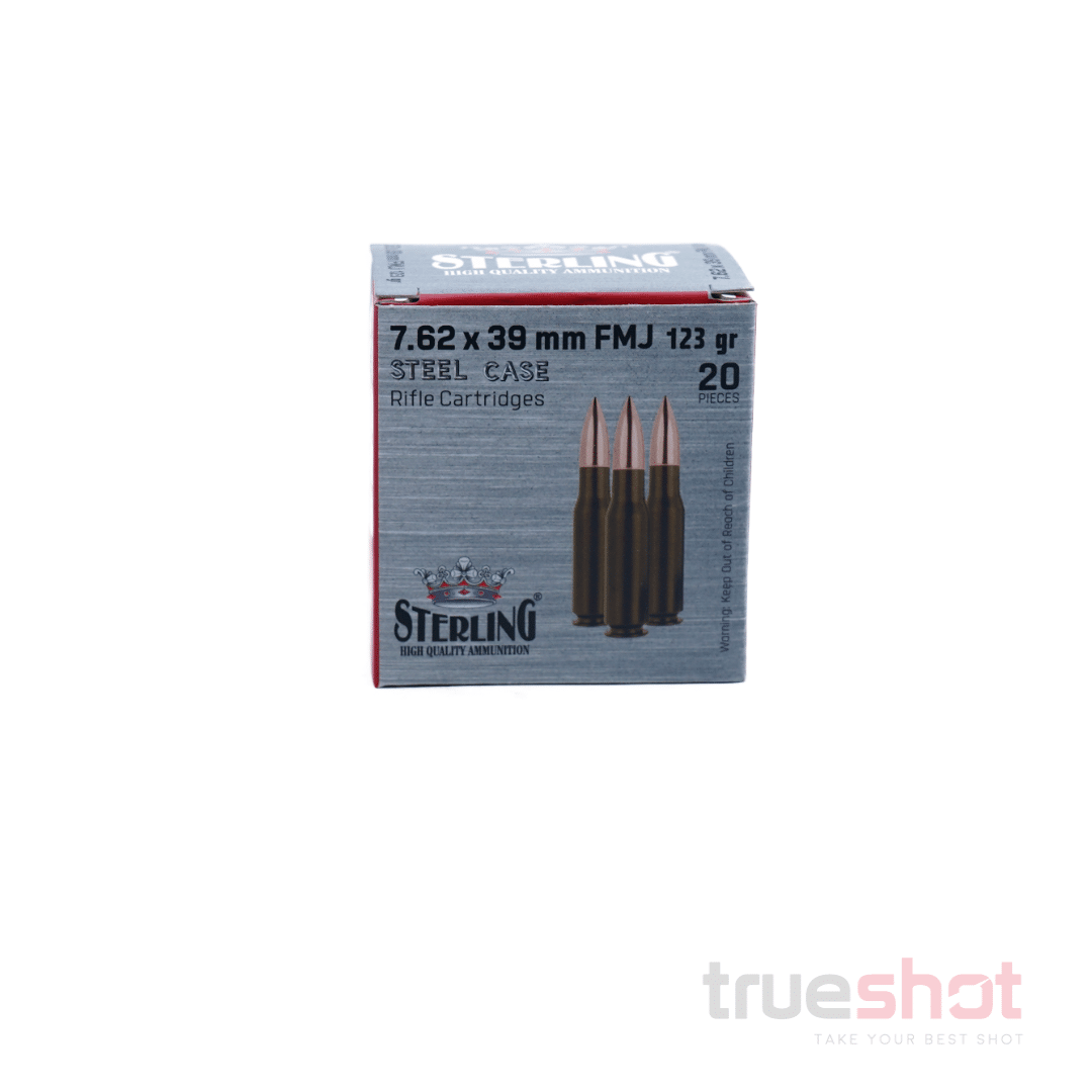 Sterling - Select - 7.62x39 - 123 Grain - FMJ - Steel Case