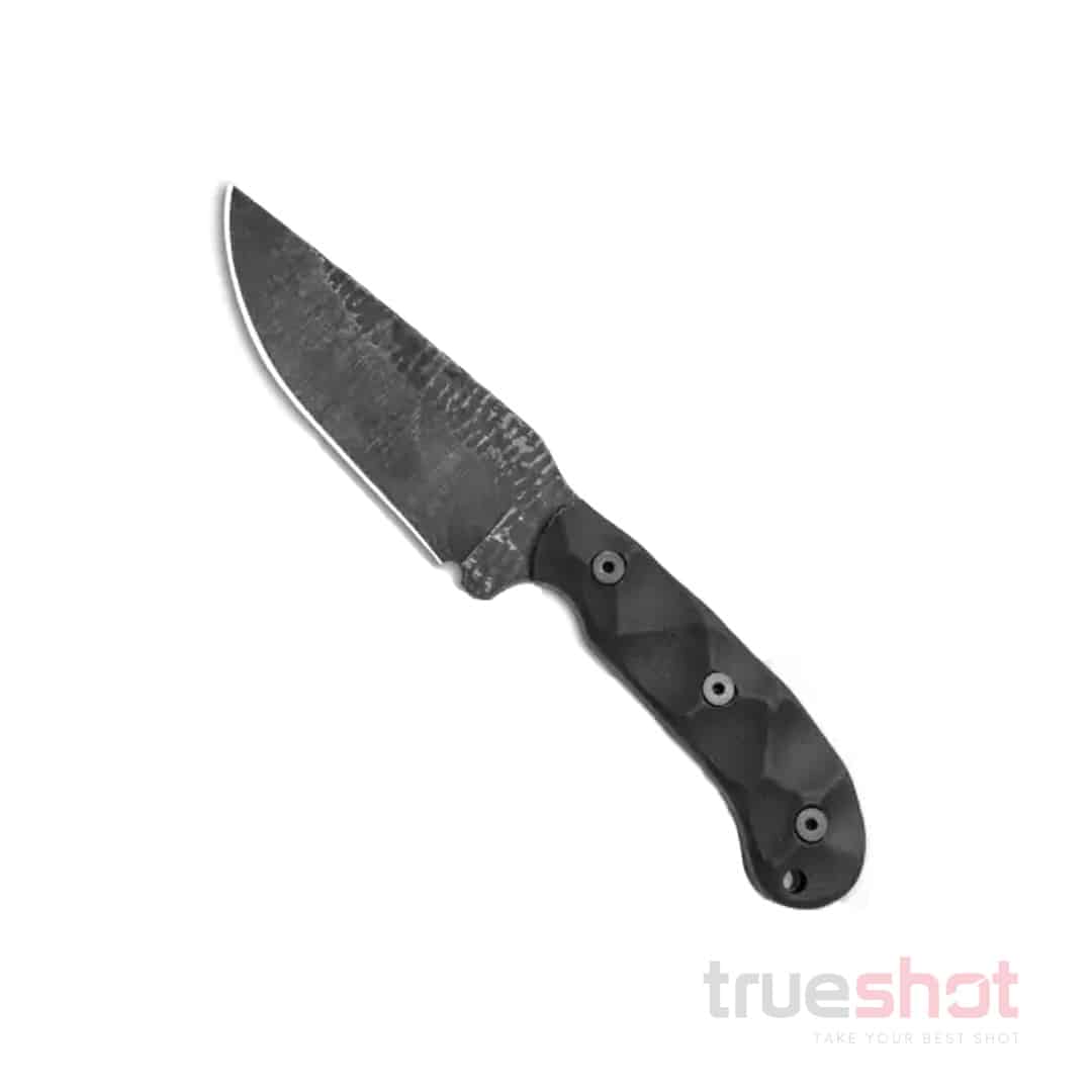 Stroup Knives- GP1 - Fixed Blade Knife - Black - G10 - 4.4" - Black Stonewash