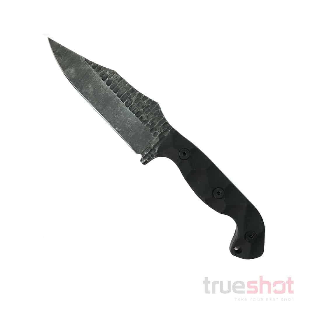 Stroup Knives- TU1 - Fixed Blade Knife - Black - G10 - 5.0" - Black Acid Wash