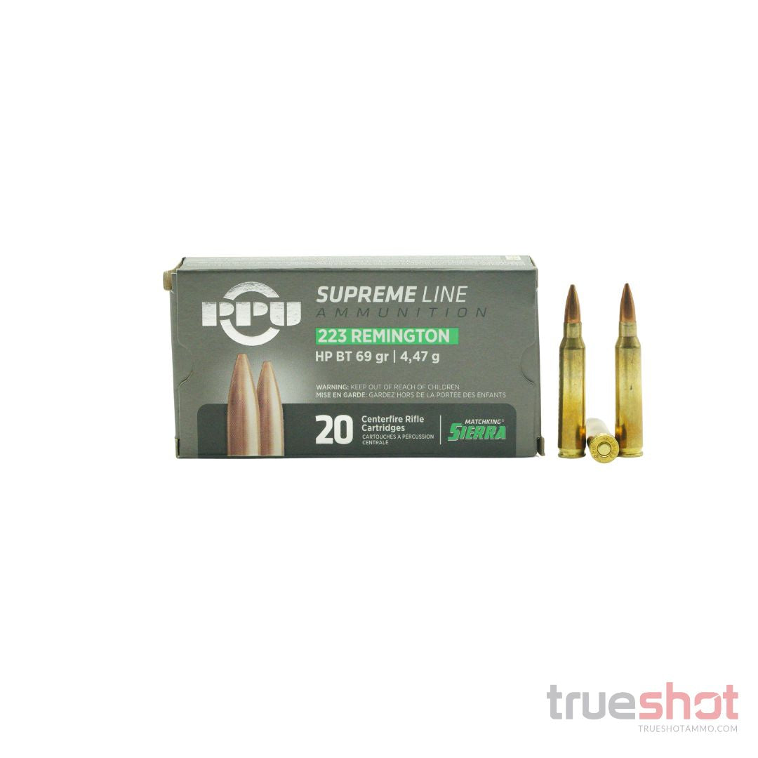 Supreme - 223 Rem - 69 Grain - Sierra MatchKing - HPBT