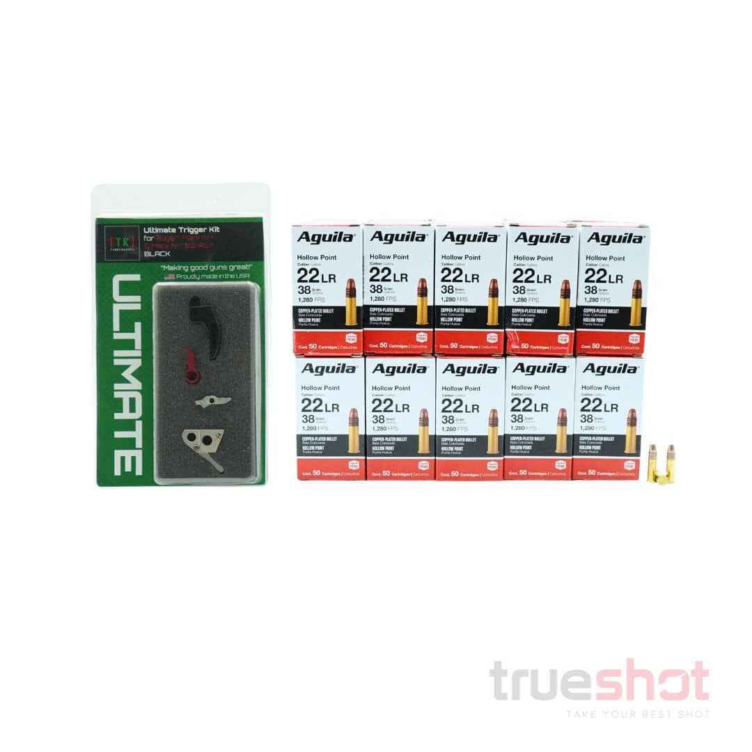 BUNDLE DEAL: Tandemkross Ultimate Ruger Mark IV Trigger and 200 Rounds of Ammo