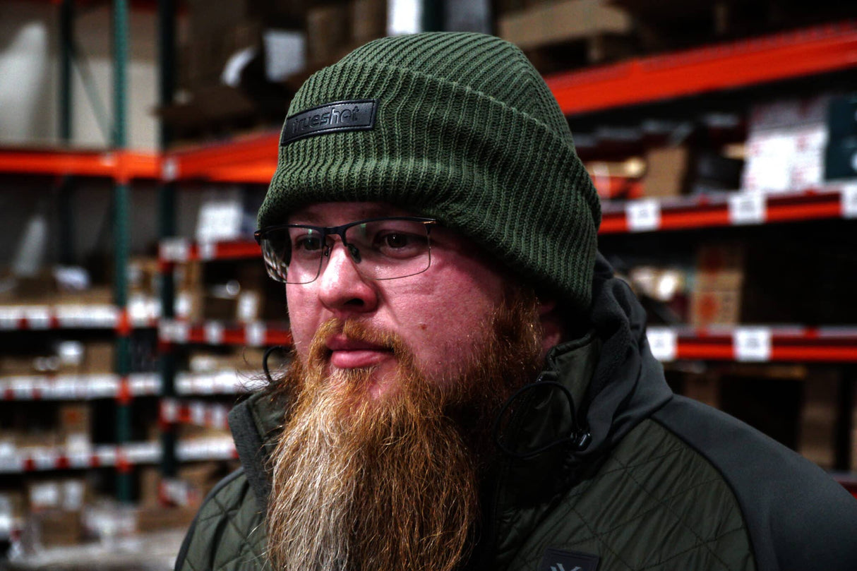 True Shot x Allied Threads Co. - Raid Beanie - OD Green - Beanie