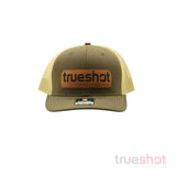 True Shot - Leather Patch Hat - Brown