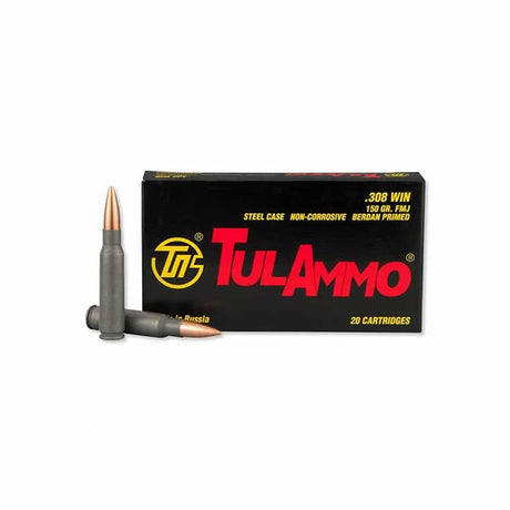 TulAmmo - 308 Win - 150 Grain - FMJ