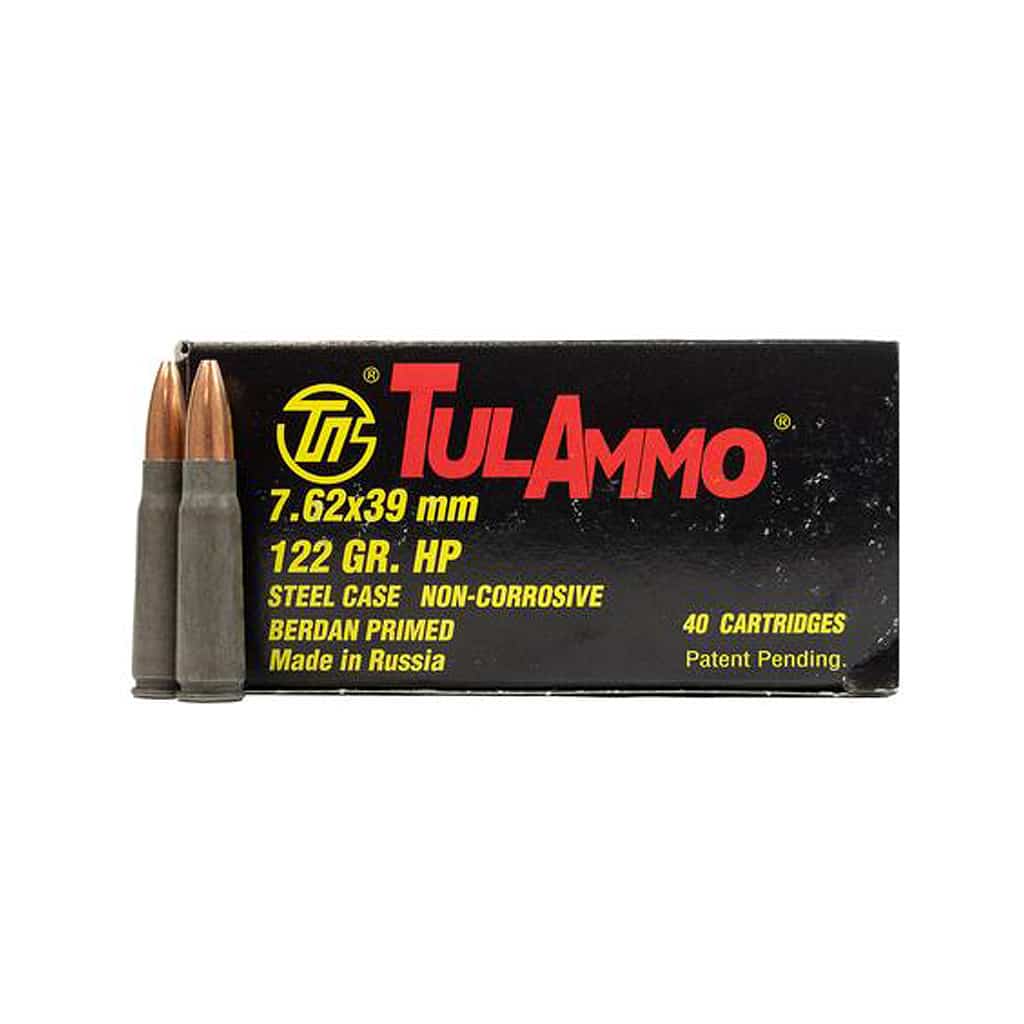 TulAmmo - 7.62x39 - 122 Grain - HP