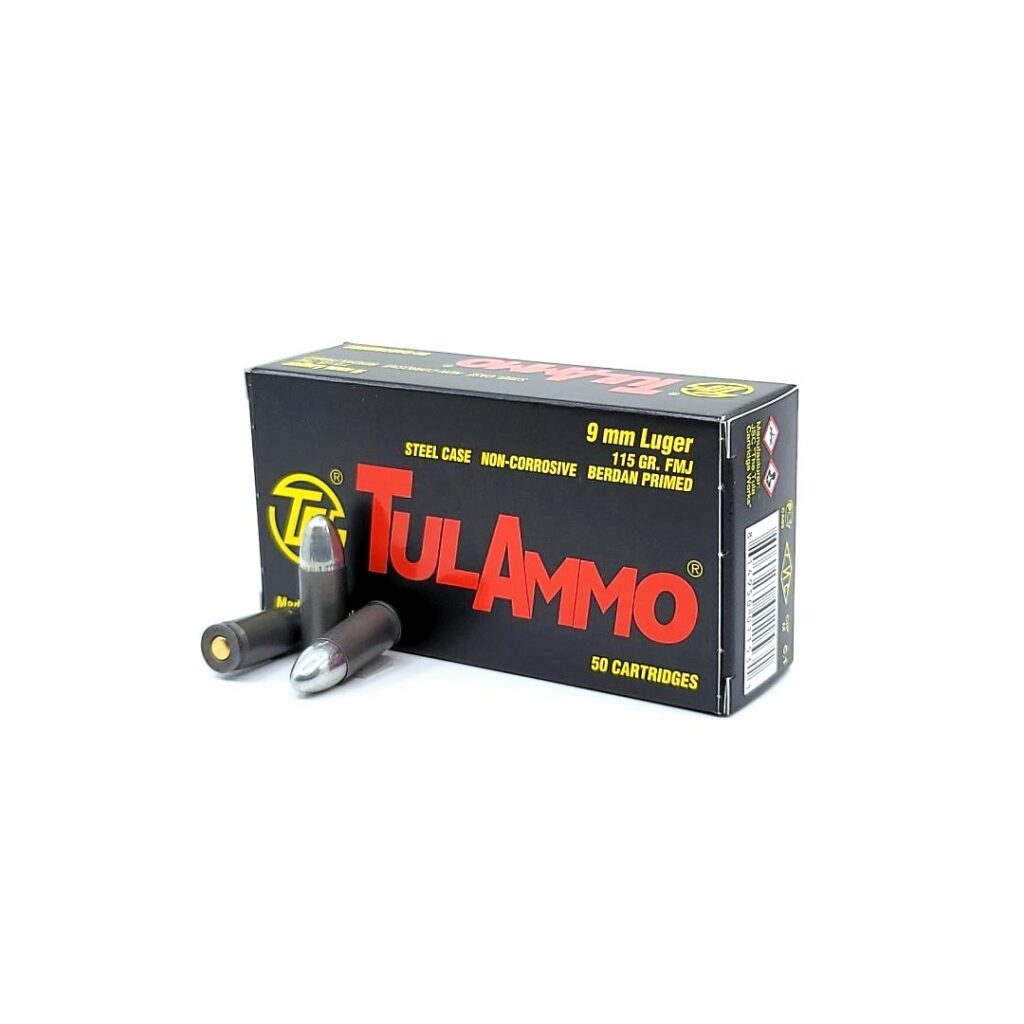 TulAmmo - 9mm - 115 Grain - FMJ