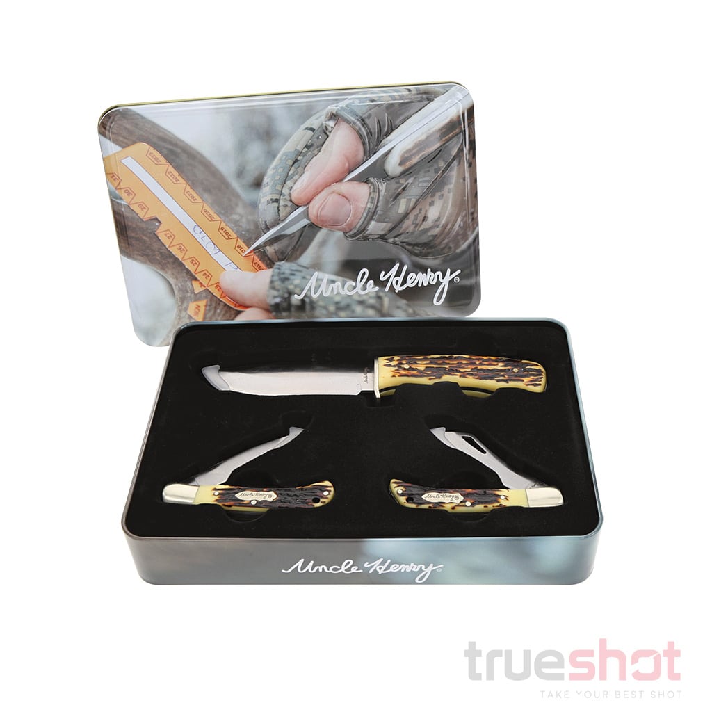 Uncle Henry 3 Piece Gift Set, 3 Knife Pack