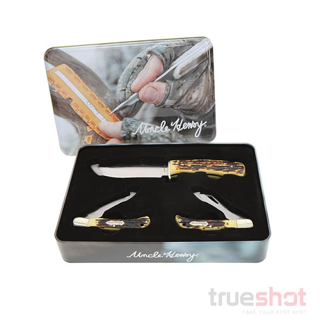 Uncle Henry 3 Piece Gift Set, 3 Knife Pack
